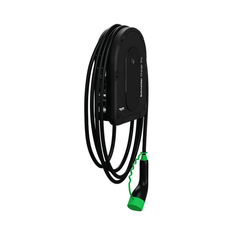 Зарядна станція Schneider Charge Pro 1P-3P, 16-32 А з вбудованим кабелем ( EVB4S22NC0 )